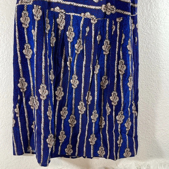 MADEWELL Rope Print Sleeveless Dress With Pockets Size Medium - Picture 4 of 11